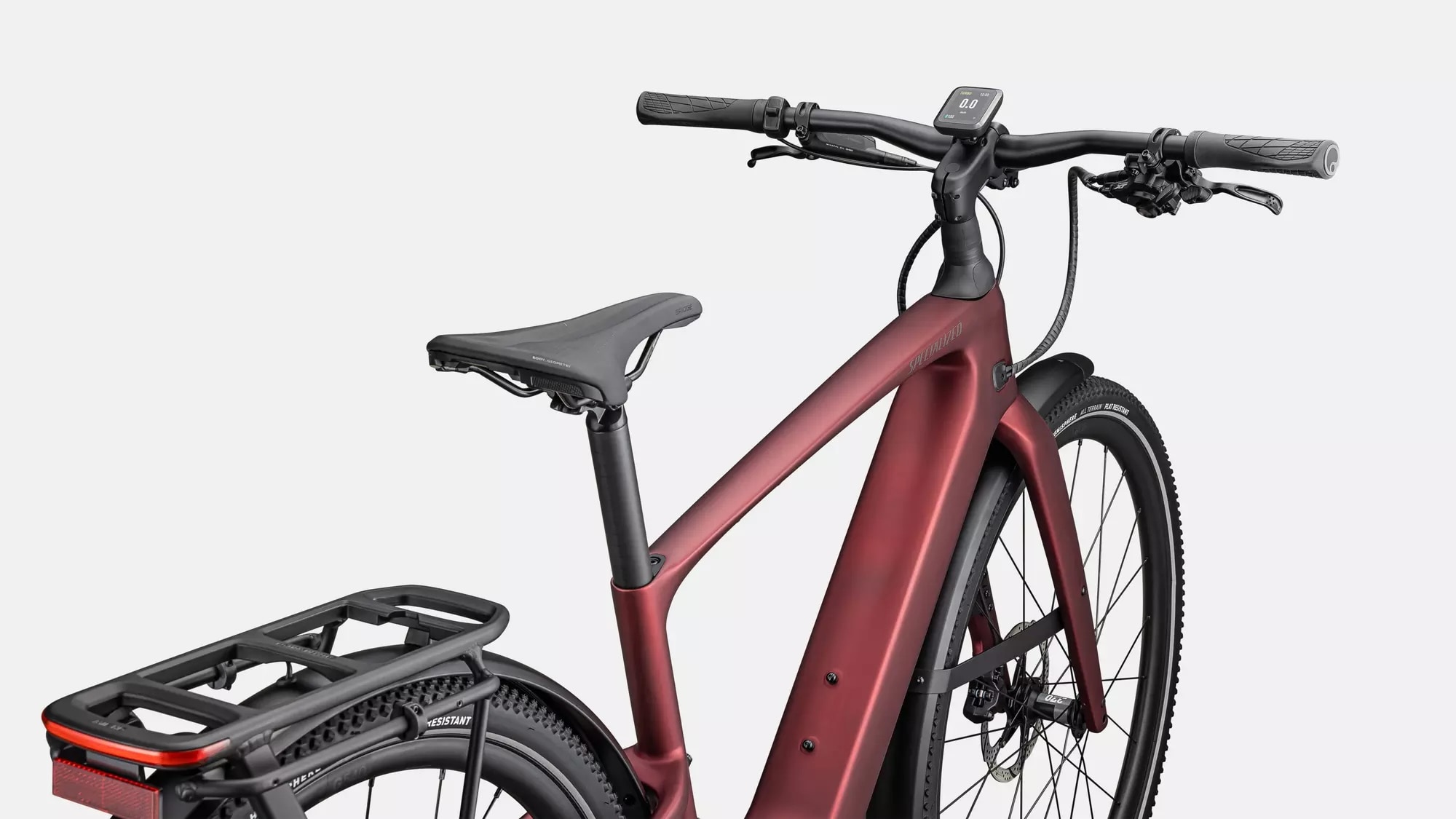 Specialized Cykel, Turbo Vado SL G2 6.0 EQ, Satin Red Sky / Red Onyx Frost