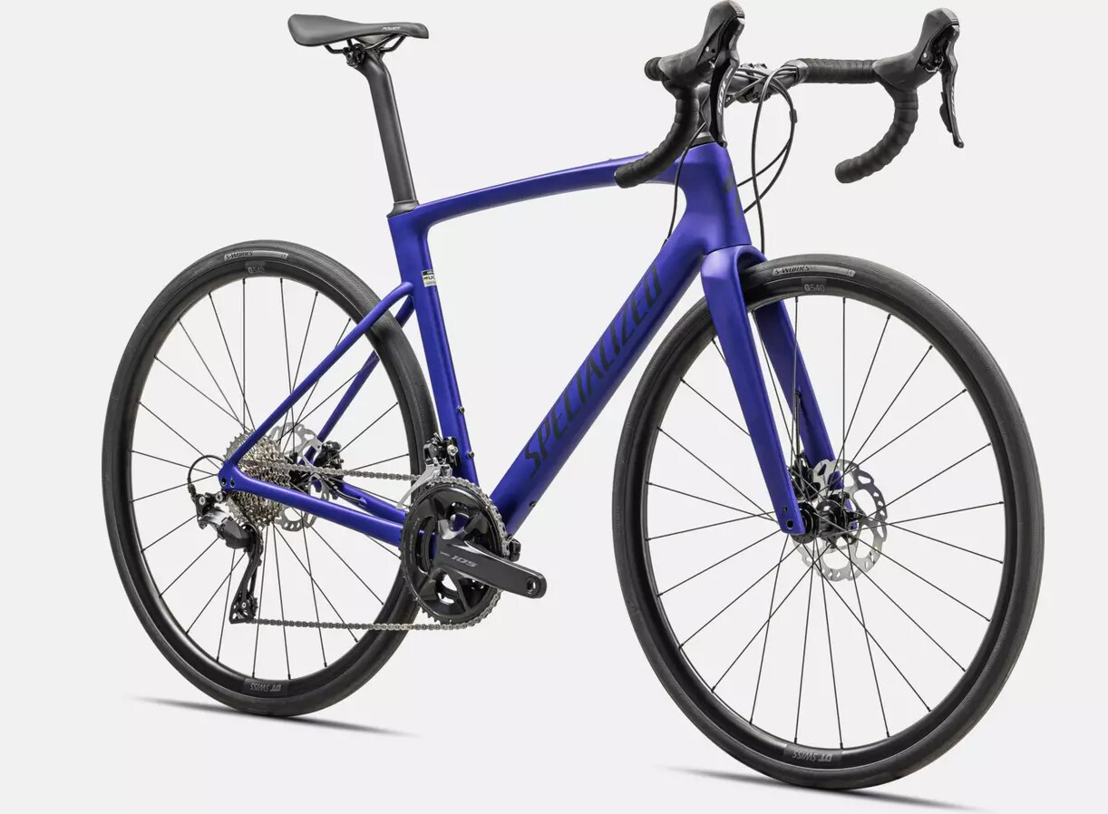 Specialized Cykel, Roubaix SL8 SPORT 105, METALLIC SAPPHIRE/BLUE ONYX