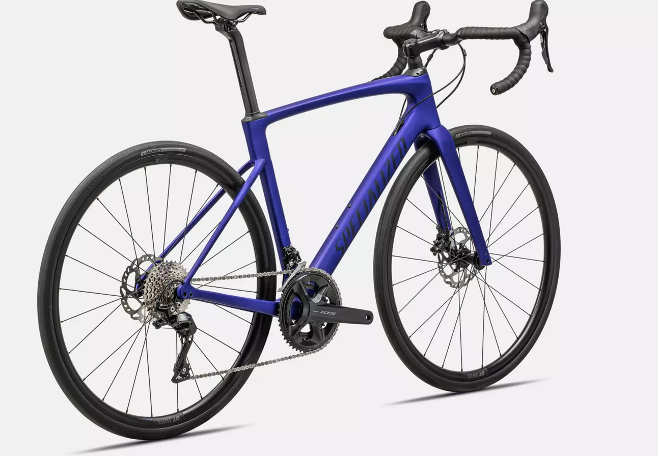 Specialized Cykel, Roubaix SL8 SPORT 105, METALLIC SAPPHIRE/BLUE ONYX