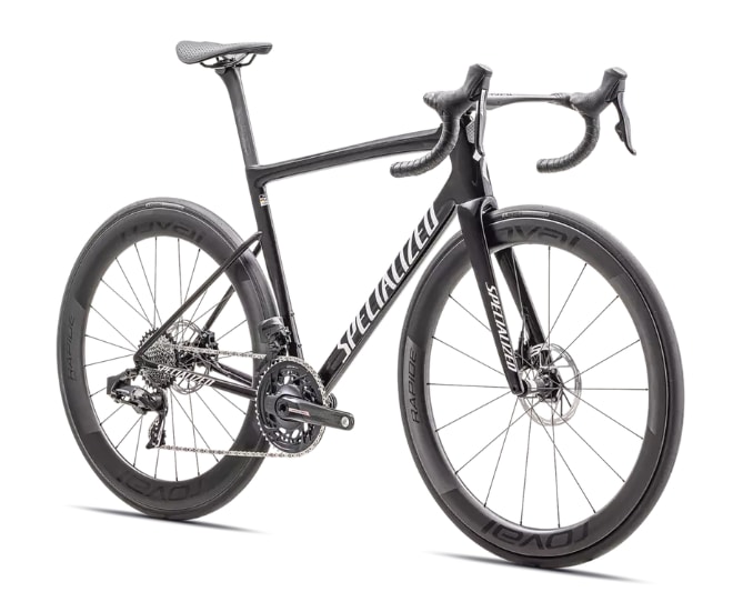 Specialized Cykel, Tarmac SL8 Pro AXS, Gloss Carbon / Metallic White Silver