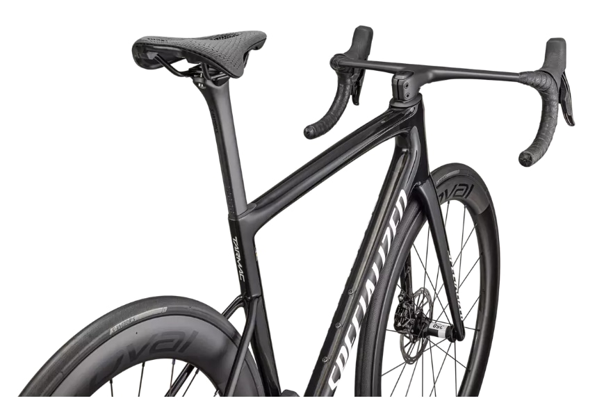 Specialized Cykel, Tarmac SL8 Pro AXS, Gloss Carbon / Metallic White Silver