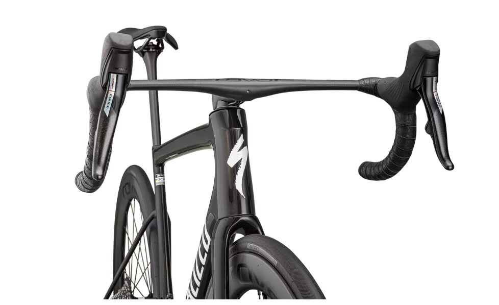 Specialized Cykel, Tarmac SL8 Pro AXS, Gloss Carbon / Metallic White Silver