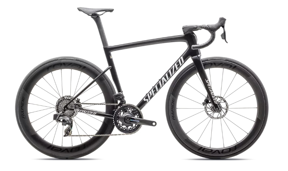 Specialized Cykel, Tarmac SL8 Pro AXS, Gloss Carbon / Metallic White Silver