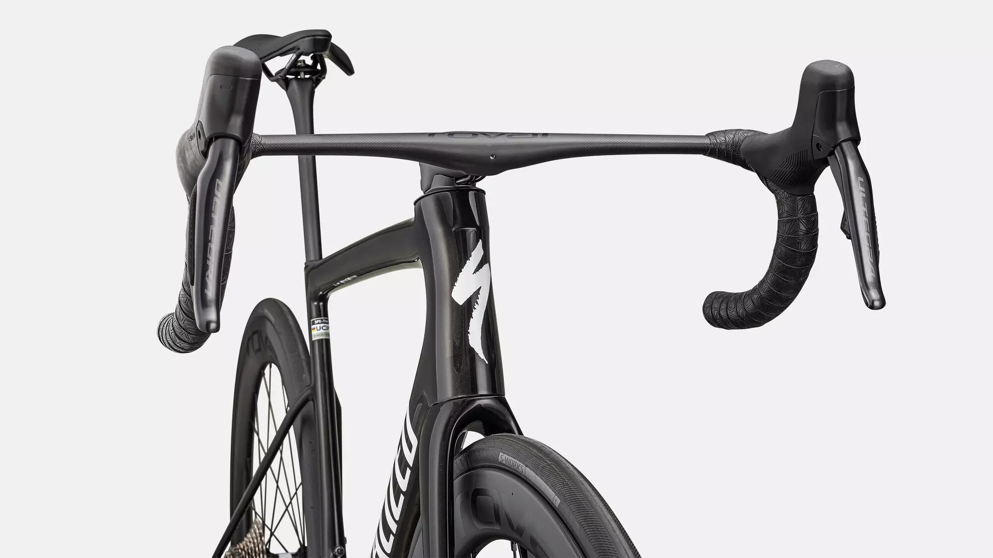 Specialized Cykel, Tarmac SL8 Pro UDi2, Gloss Carbon / Metallic White Silver