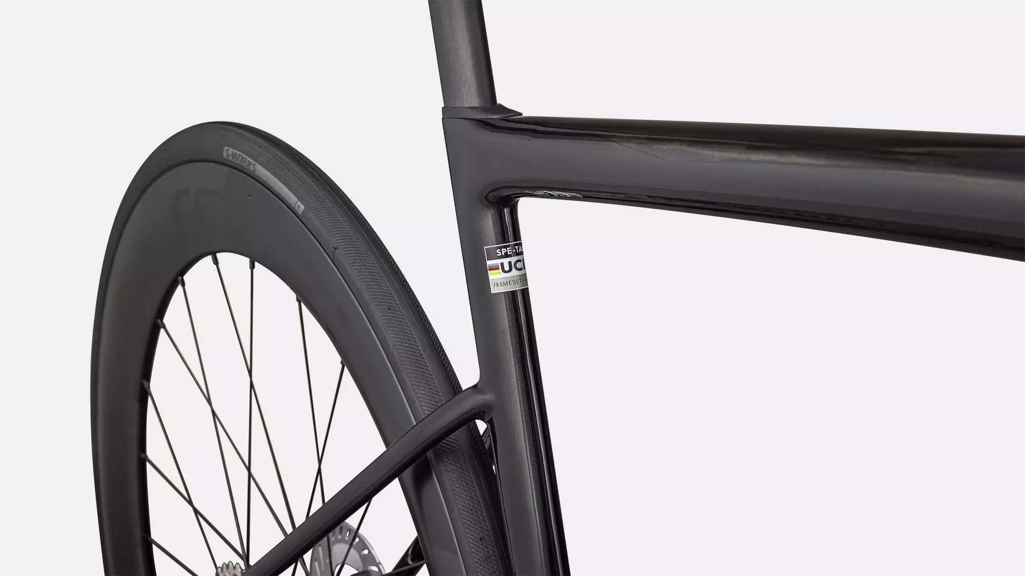 Specialized Cykel, Tarmac SL8 Pro UDi2, Gloss Carbon / Metallic White Silver