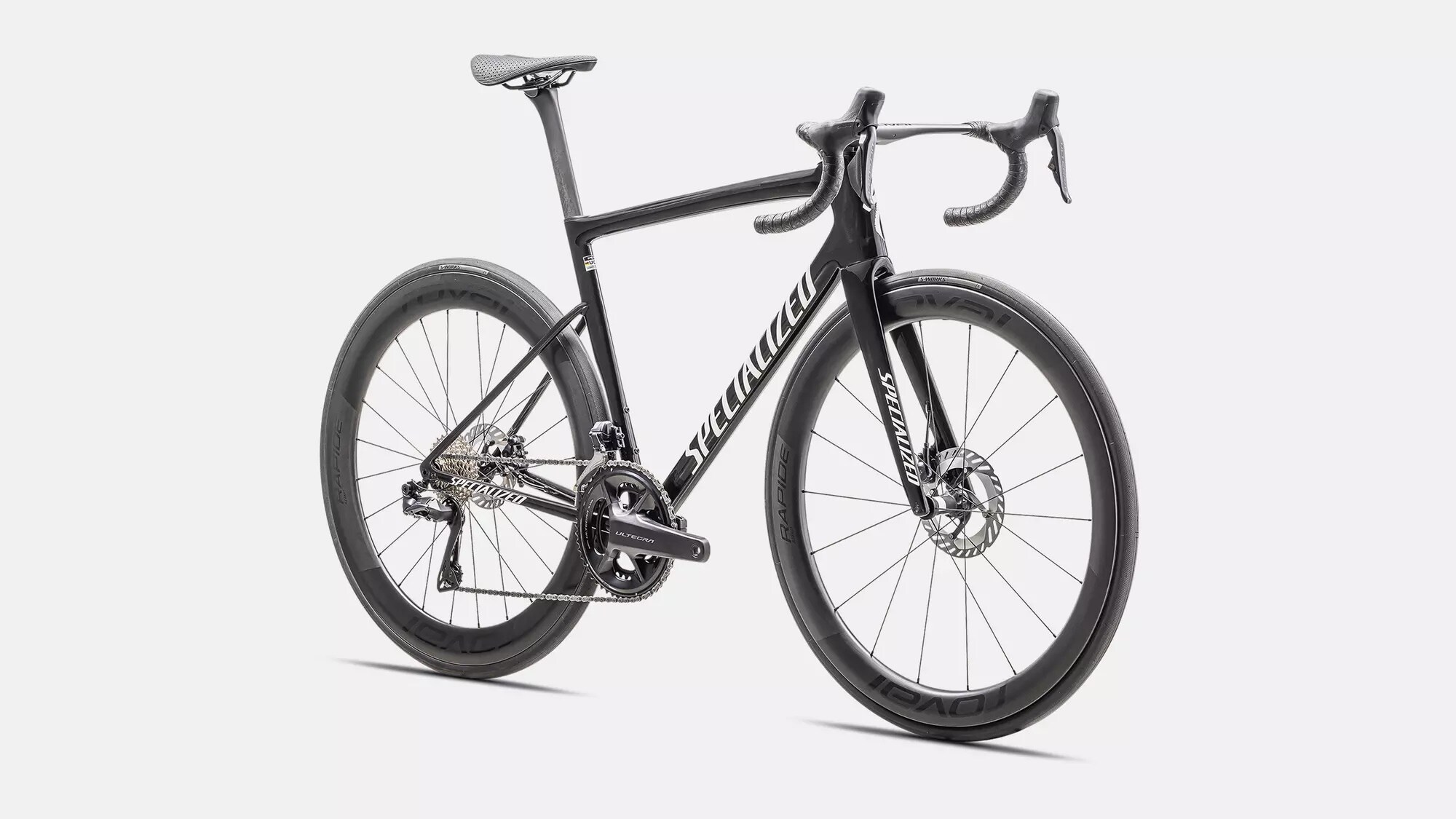 Specialized Cykel, Tarmac SL8 Pro UDi2, Gloss Carbon / Metallic White Silver
