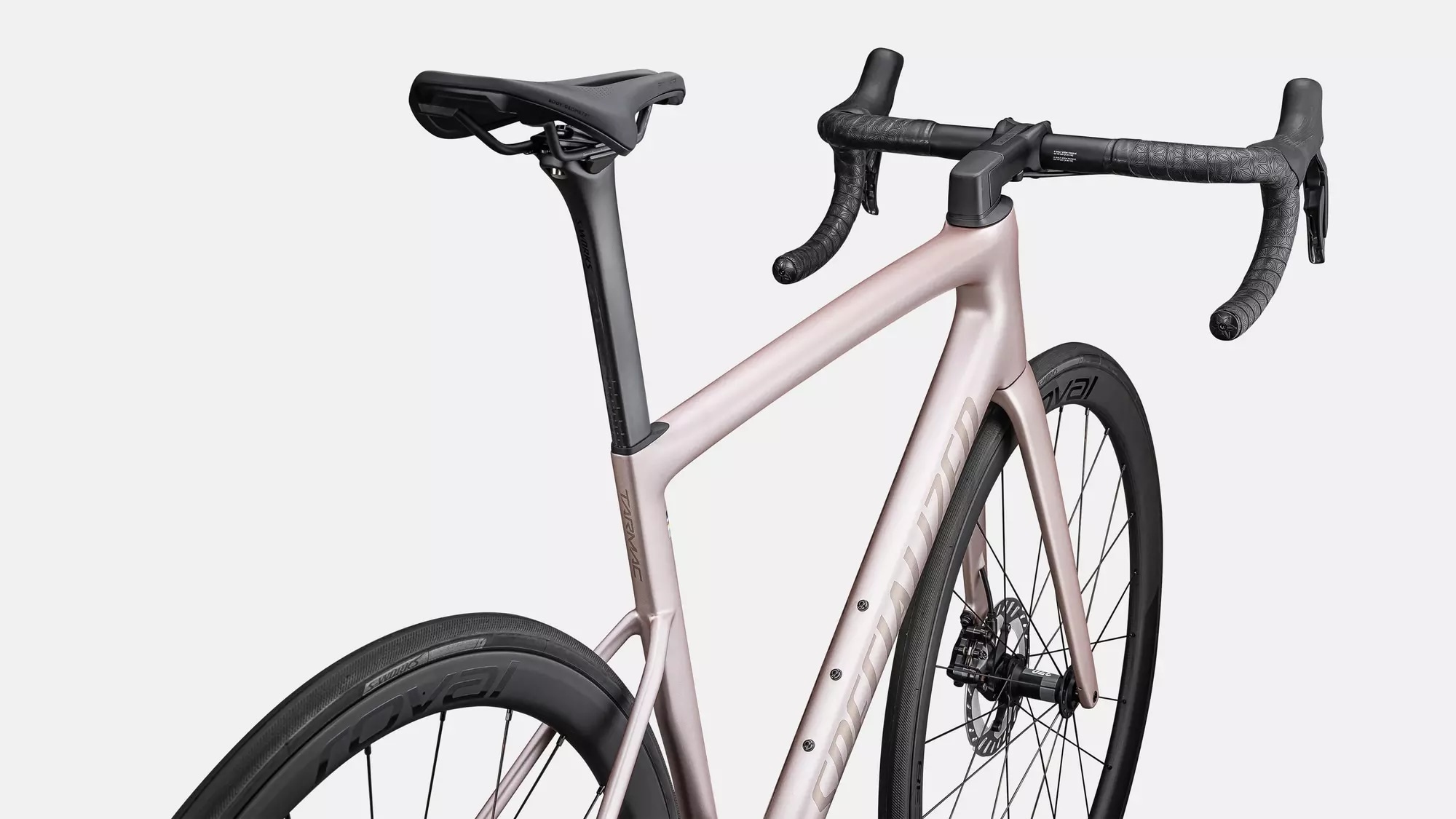 Specialized Cykel, Tarmac SL8 Expert UDi2, Satin Champagne / Black Pearl