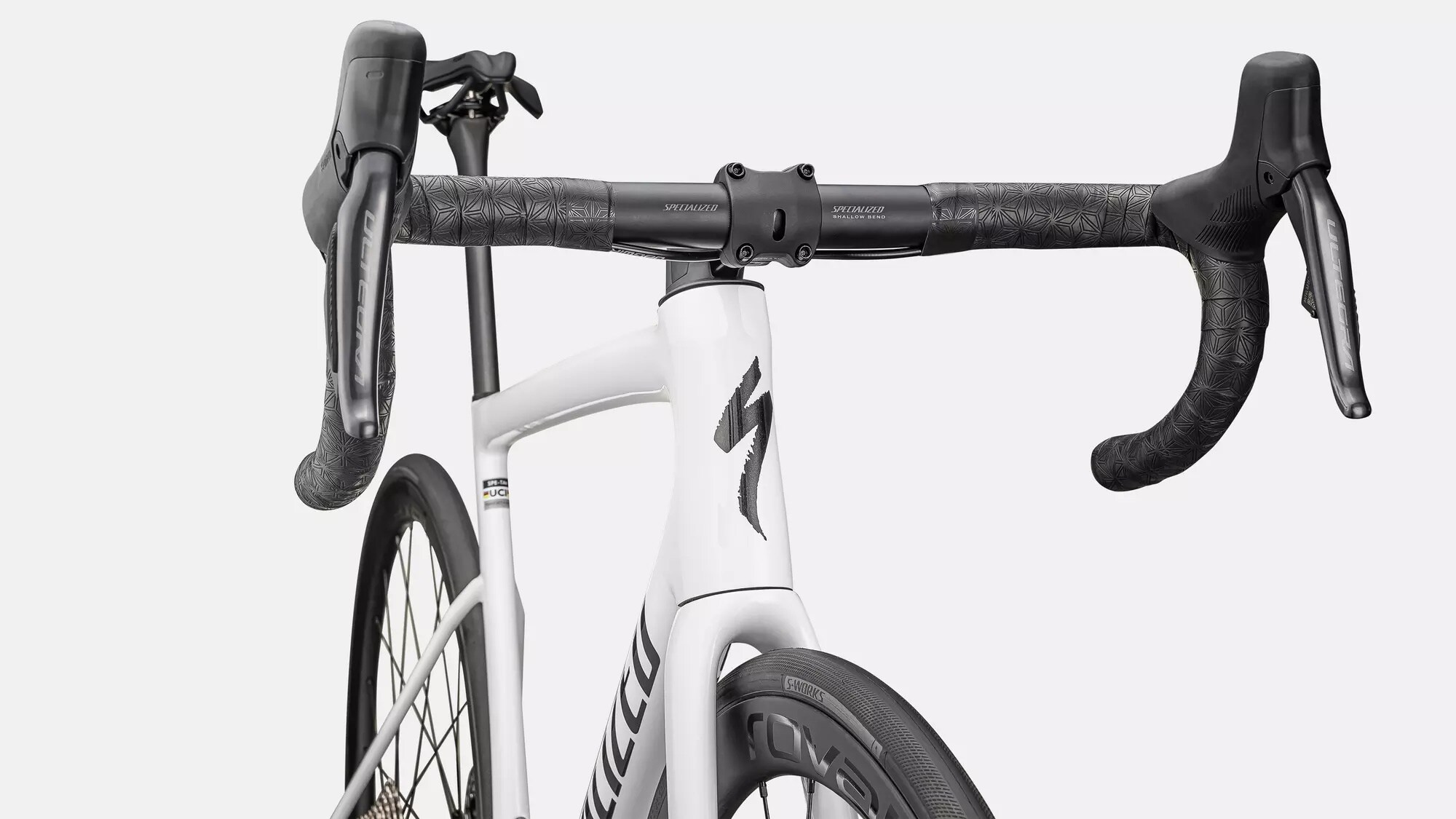 Specialized Cykel, Tarmac SL8 Expert UDi2, Gloss White / Black Metallic 