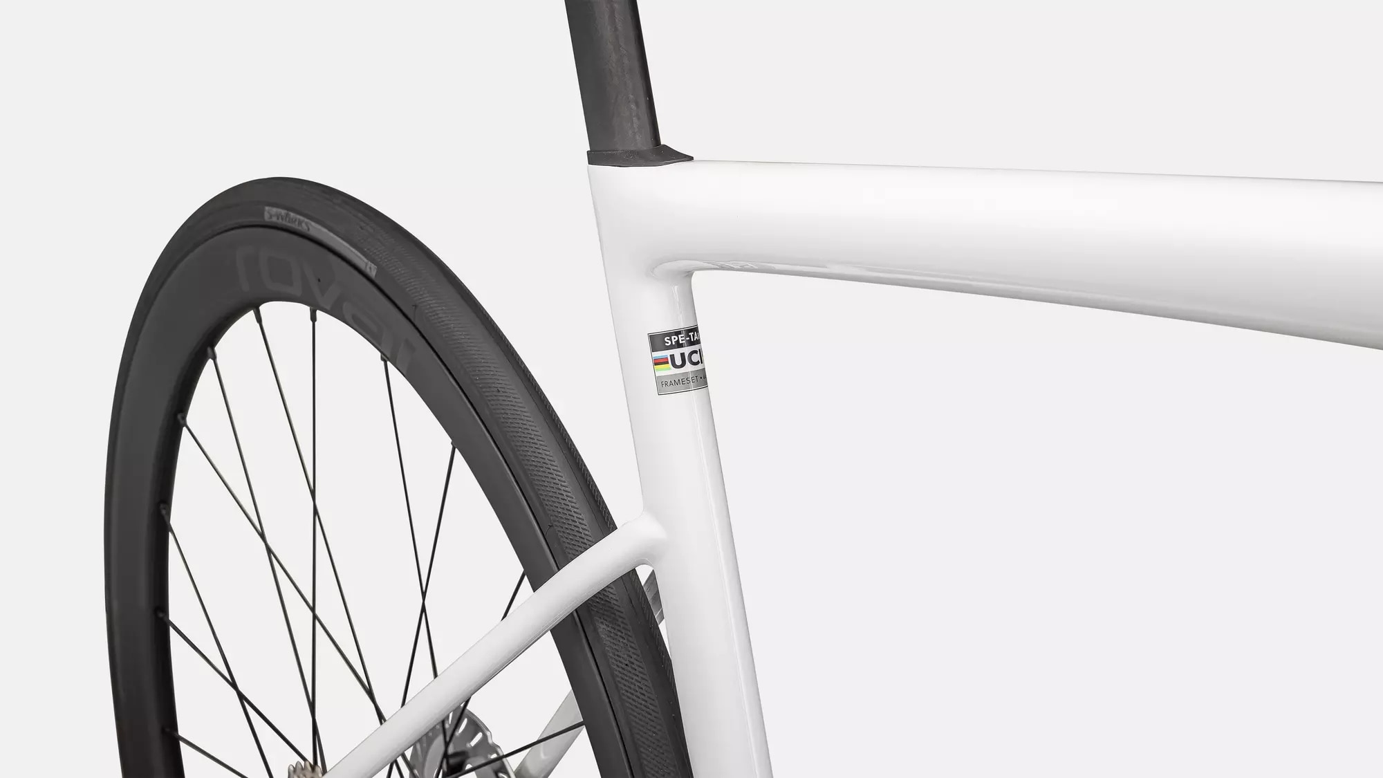 Specialized Cykel, Tarmac SL8 Expert UDi2, Gloss White / Black Metallic 