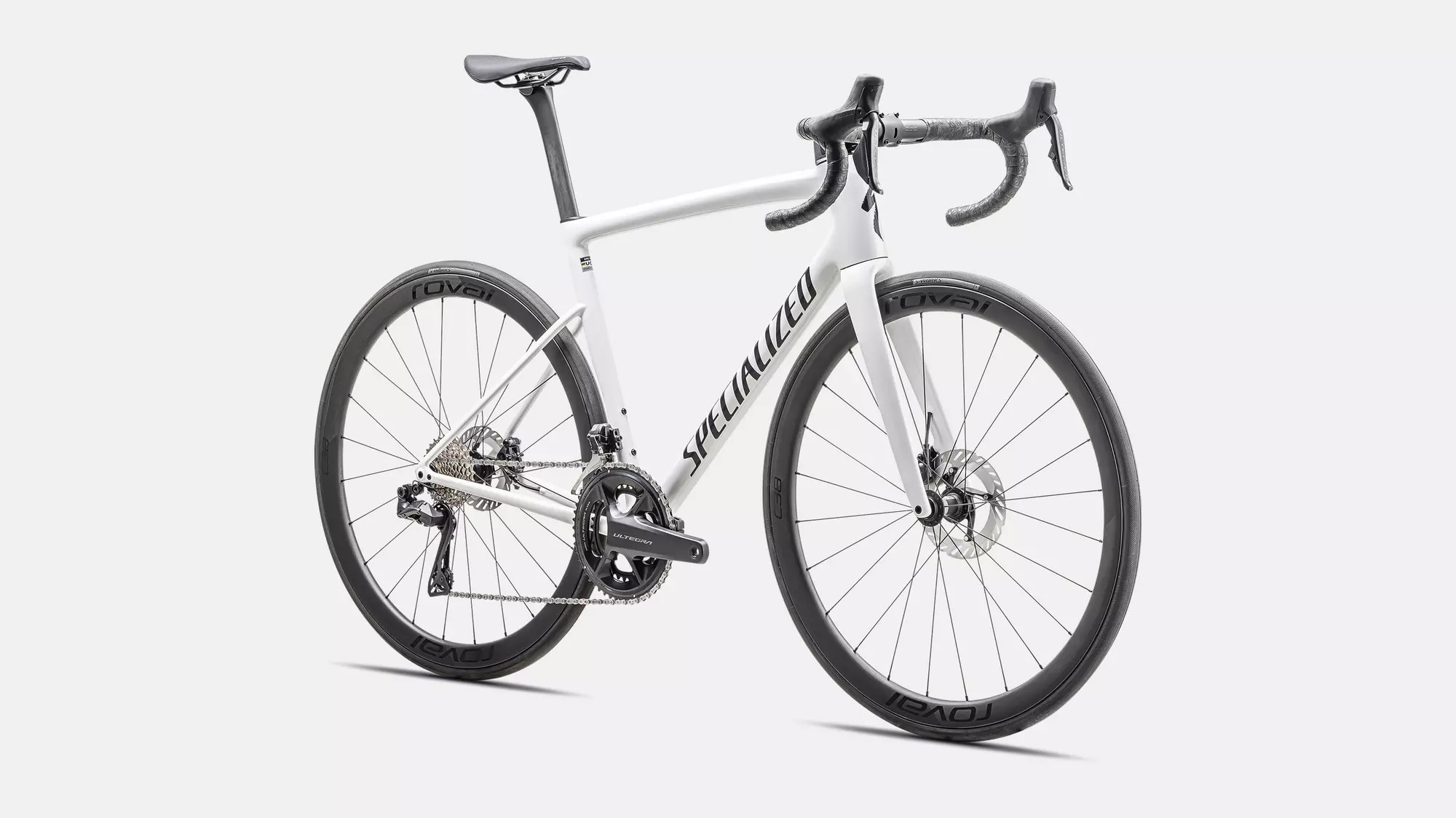 Specialized Cykel, Tarmac SL8 Expert UDi2, Gloss White / Black Metallic 