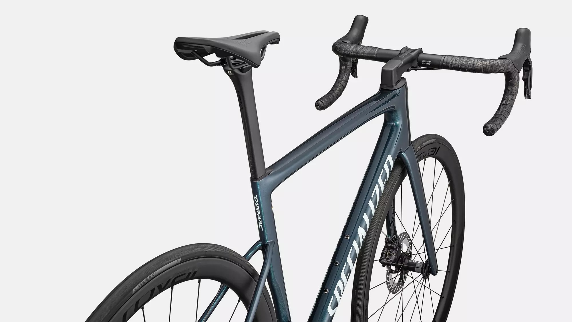 Specialized Cykel, Tarmac SL8 Expert UDi2, Gloss Deep Lake Metallic / Green Pearl Over Seafoam