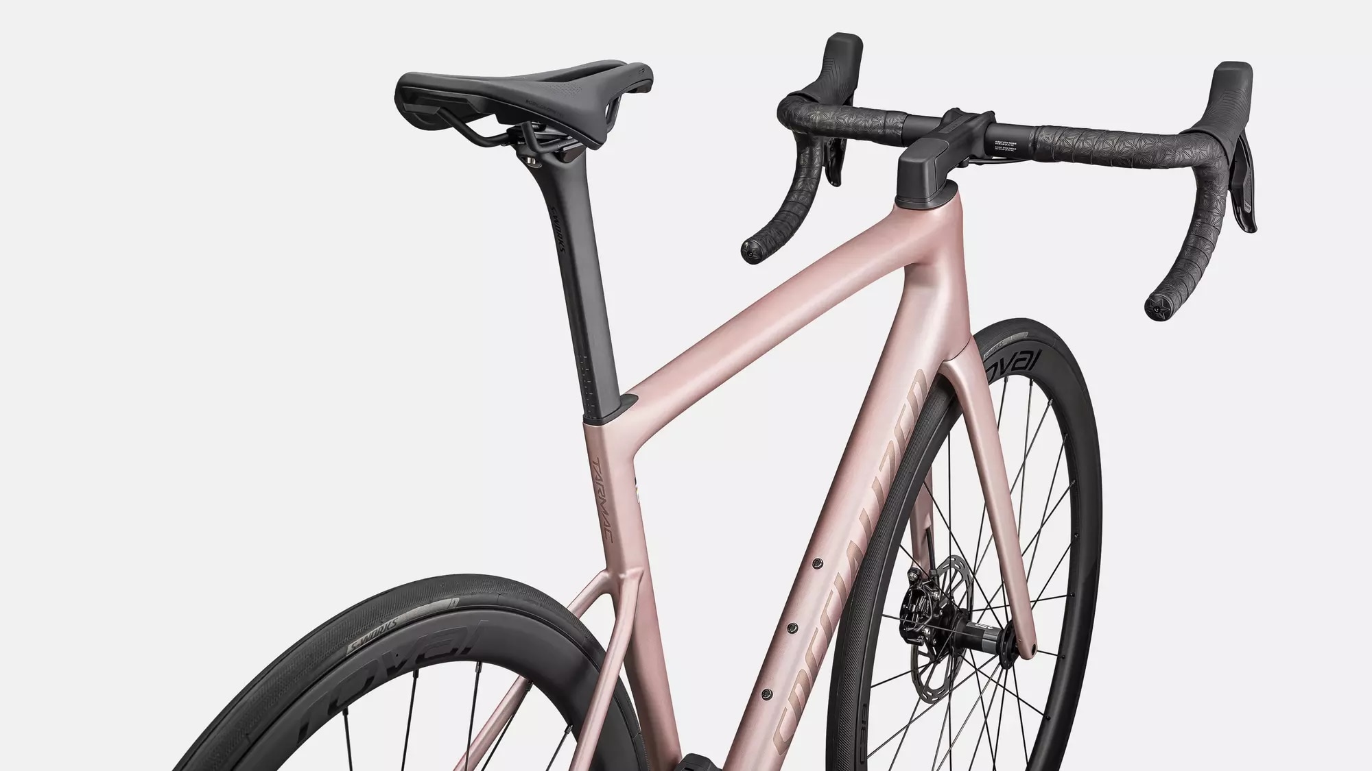 Specialized Cykel, Tarmac SL8 Expert, Satin Champagne / Black Pearl