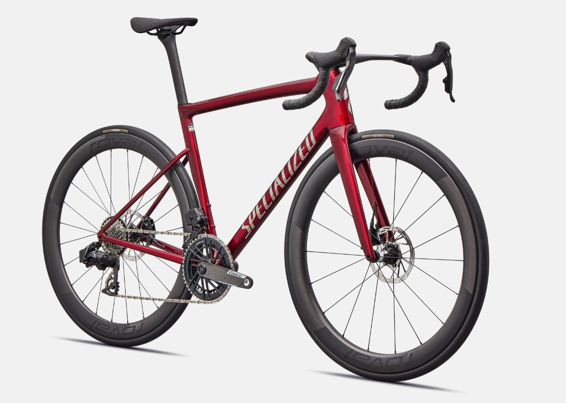 Specialized Cykel, Tarmac SL8 Pro AXS, Gloss Red Sky / Chrome