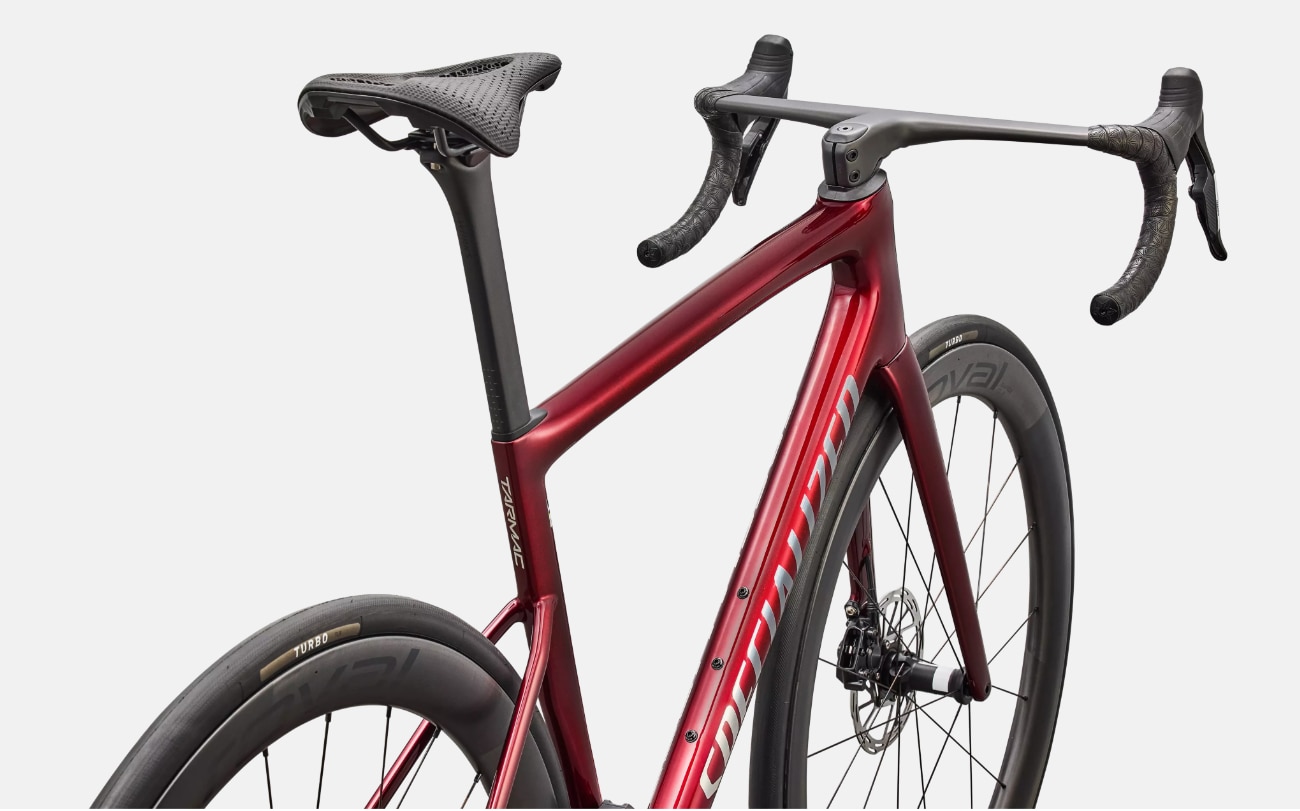 Specialized Cykel, Tarmac SL8 Pro AXS, Gloss Red Sky / Chrome