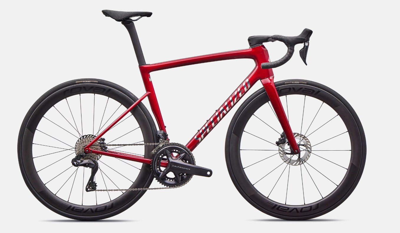Specialized Cykel, Tarmac SL8 Pro UDi2, Gloss Red Sky / Chrome