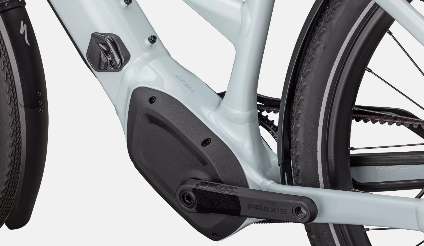 Specialized Cykel, Turbo Vado 4.0 IGH Step-Through, Satin Seafoam / 25% Lapis Pearl / Glacial Metallic