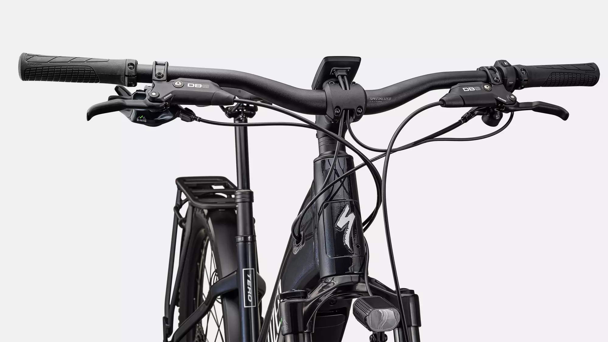 Specialized Cykel, Turbo Tero 5.0 EQ Step Through, Gloss Metallic Dark Navy / Silver Dust Reflective