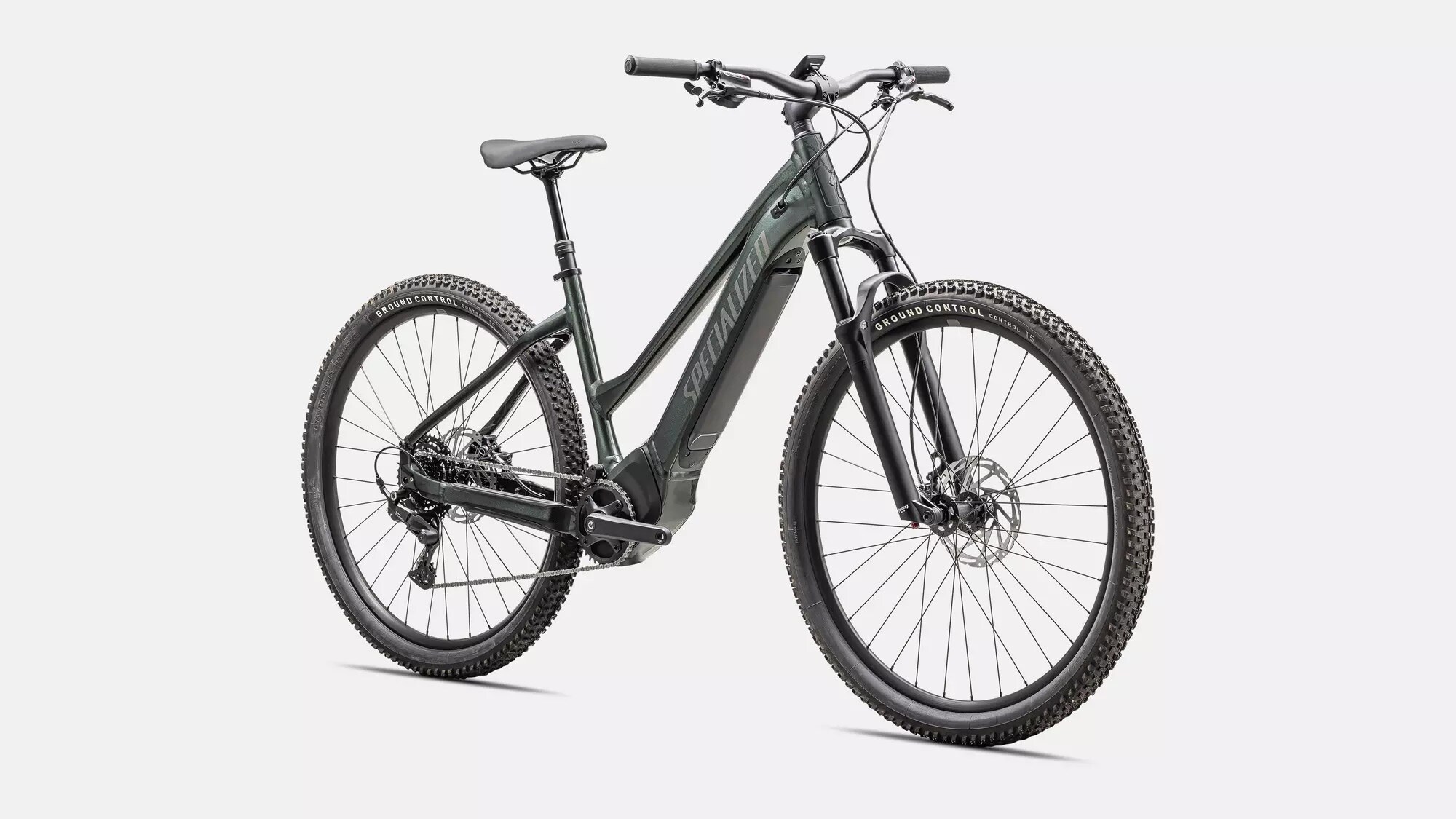 Specialized Cykel, Turbo Tero 4.0 Step Through, Oak Green Metallic / Smoke