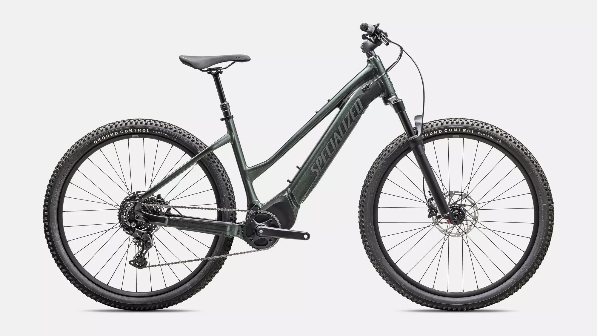 Specialized Cykel, Turbo Tero 4.0 Step Through, Oak Green Metallic / Smoke