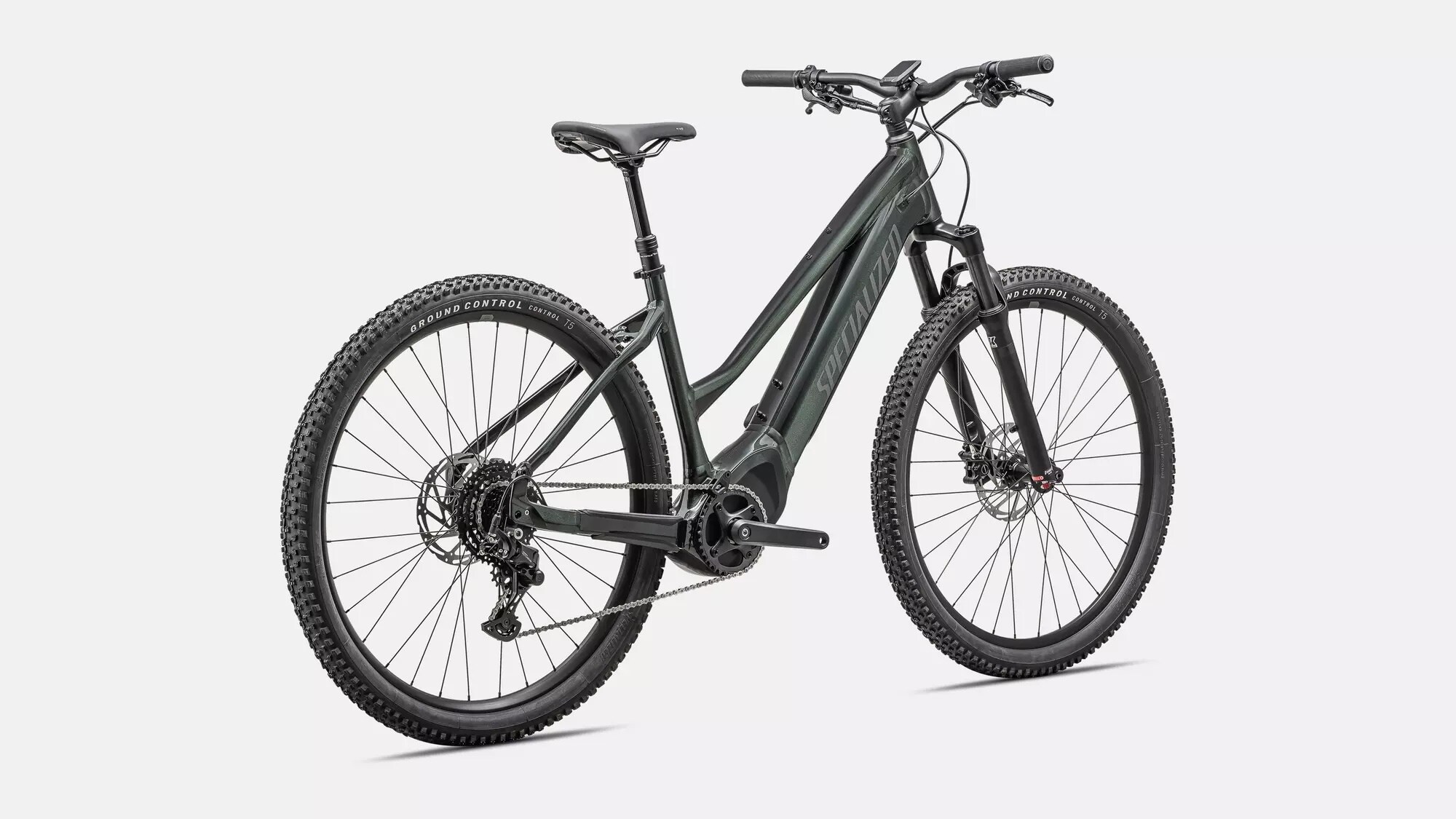 Specialized Cykel, Turbo Tero 4.0 Step Through, Oak Green Metallic / Smoke