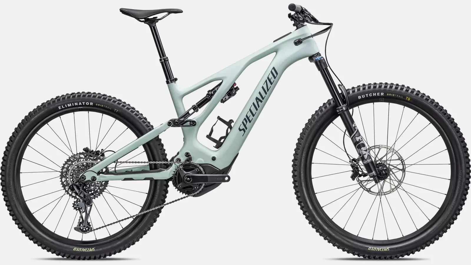 Specialized Cykel, Turbo Levo Comp Carbon, Satin White Sage/Deep Lake