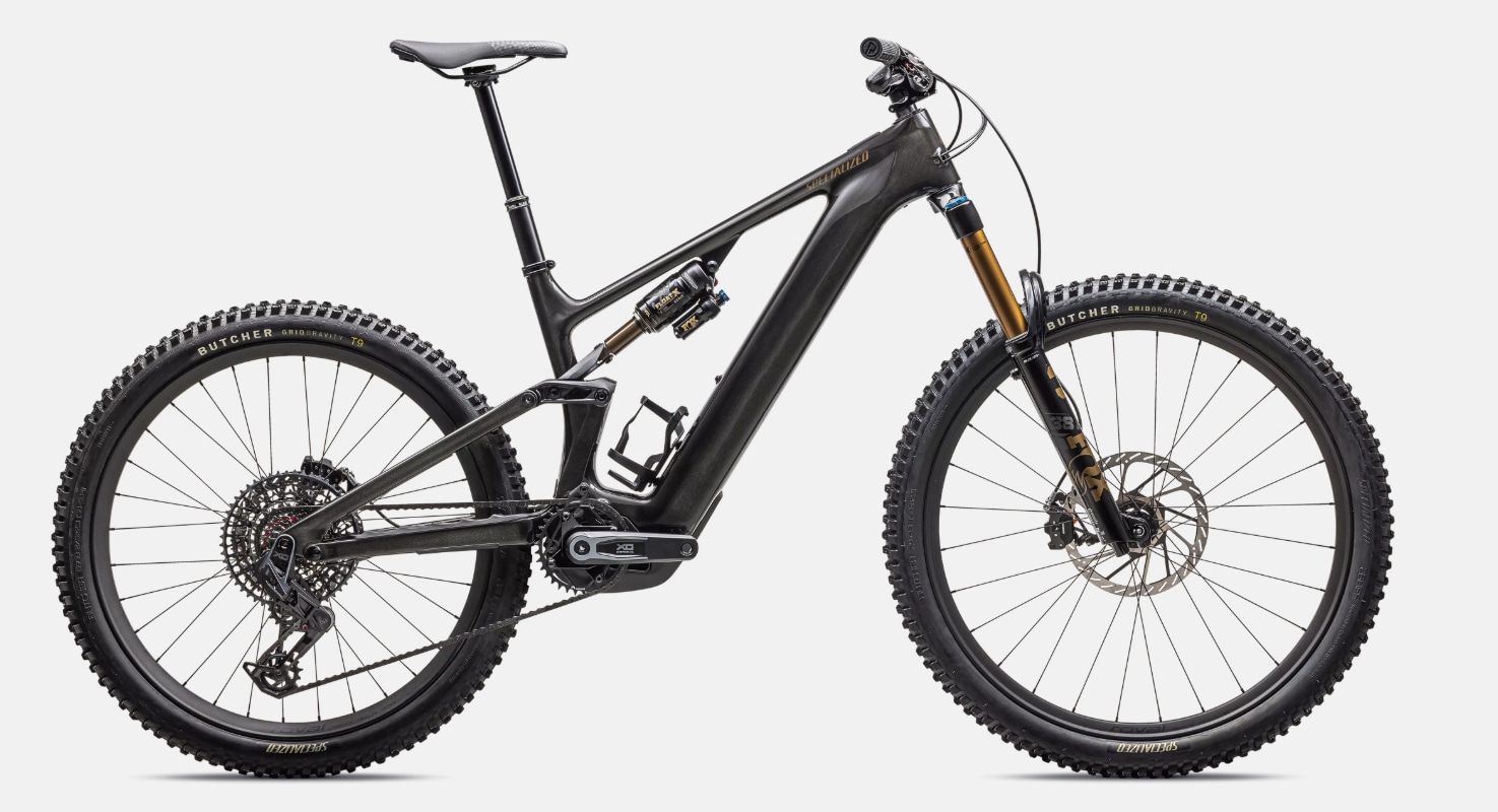 Specialized Cykel, Turbo Levo 4 Pro, Gloss Metallic Obsidian / Burnt Gold Metallic