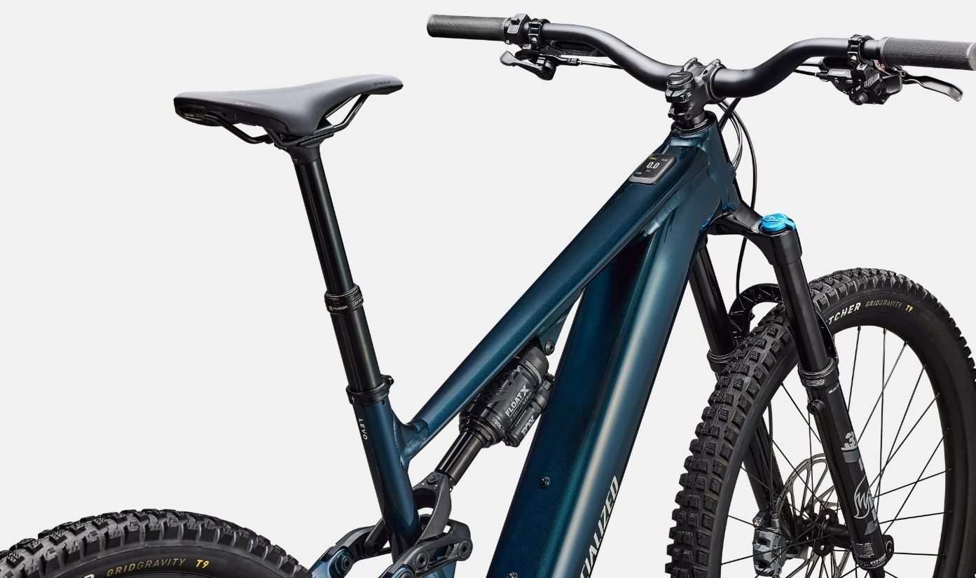 Specialized Cykel, Turbo Levo 4 Comp Alloy, Gloss Deep Lake Metallic / Dune White