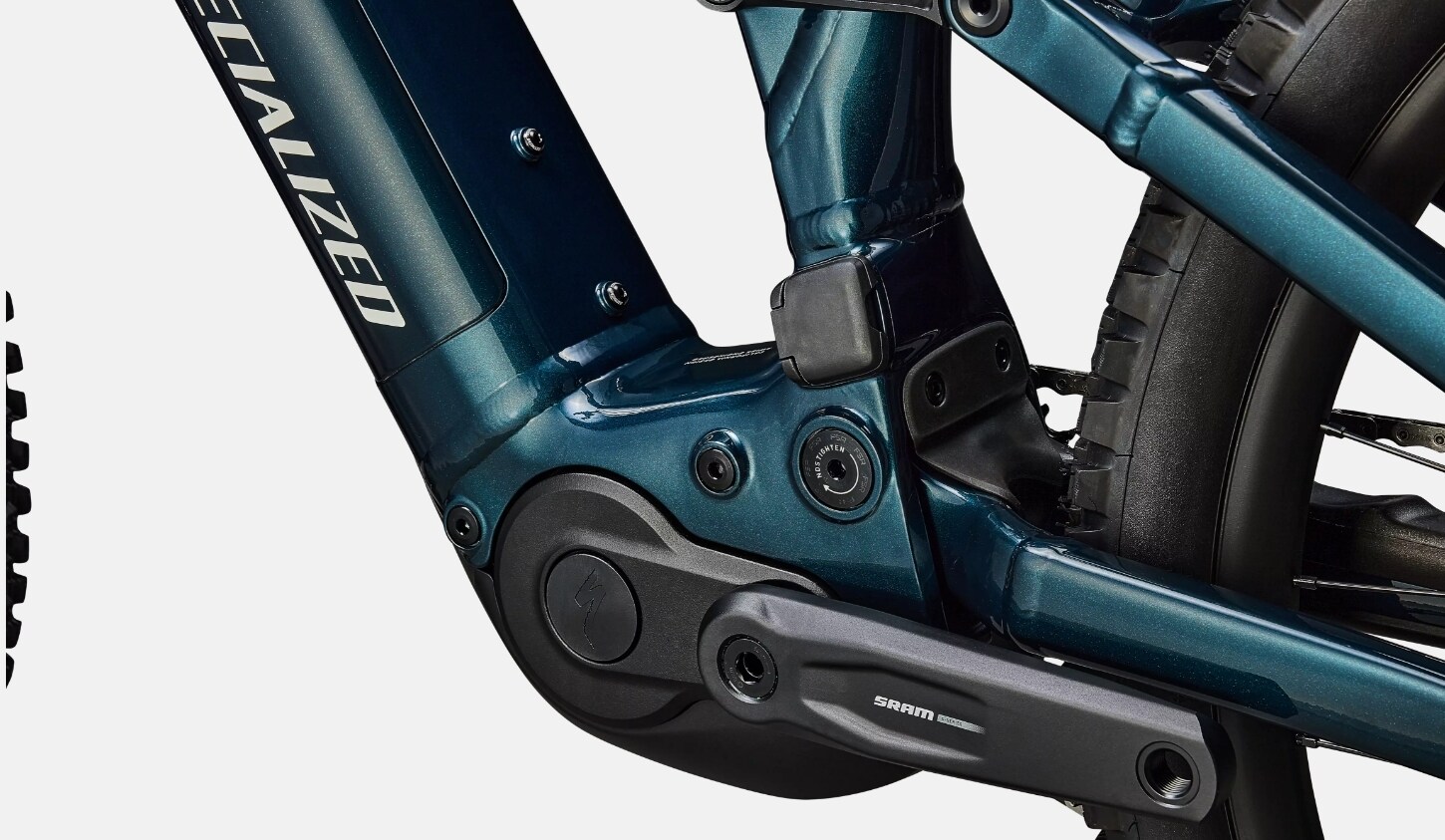 Specialized Cykel, Turbo Levo 4 Comp Alloy, Gloss Deep Lake Metallic / Dune White