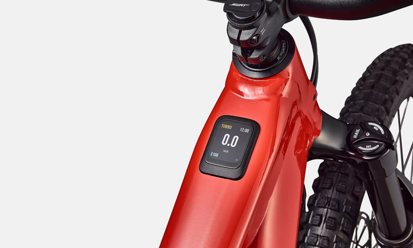 Specialized Cykel, Turbo Levo 4 Alloy, Gloss Deep Orange / Deep Lake