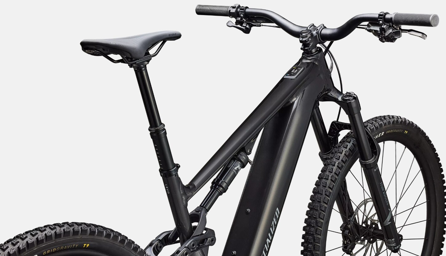 Specialized Cykel, Turbo Levo 4 Alloy, Gloss Metallic Obsidian / Silver Dust