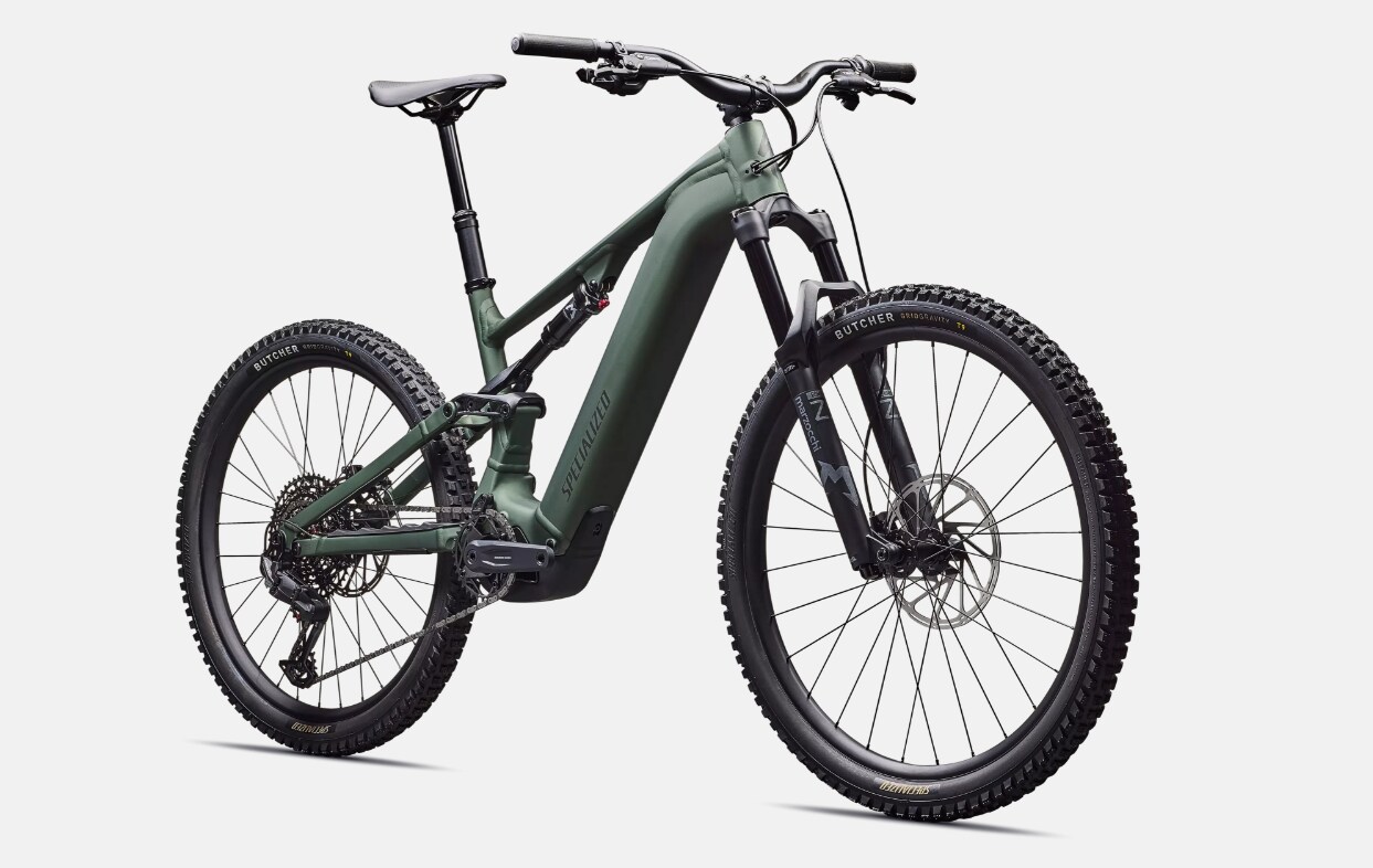 Specialized Cykel, Turbo Levo 4 Alloy, Satin Cypress Metallic / Dark Moss Green