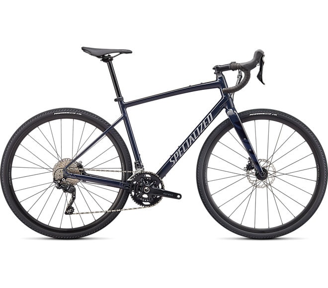 Specialized Cykel, Diverge Elite E5, Gloss Slate/Cool Grey/Chrome/Wild