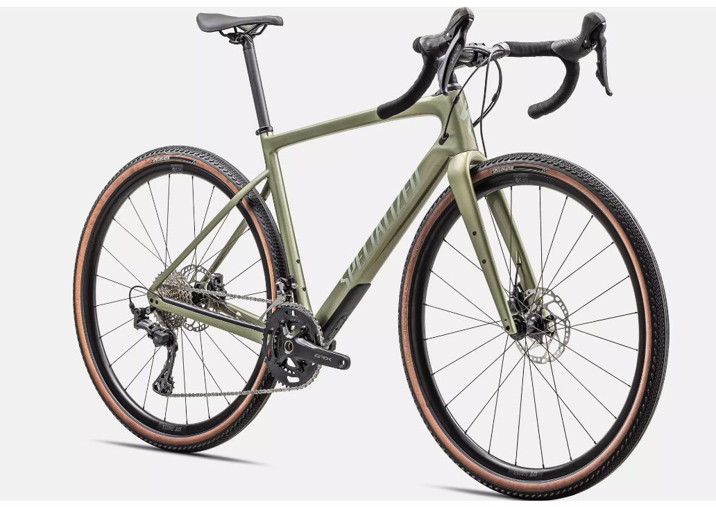 Specialized Cykel, Diverge Sport Carbon, GLOSS METALLIC SPRUCE/SPRUCE