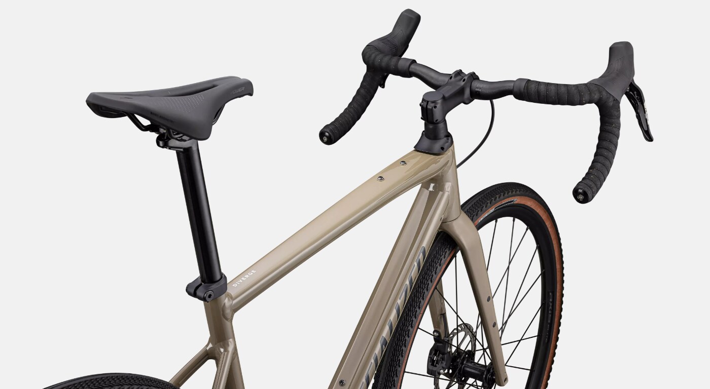 Specialized Cykel, Diverge E5 Comp, Gloss Taupe / Slate