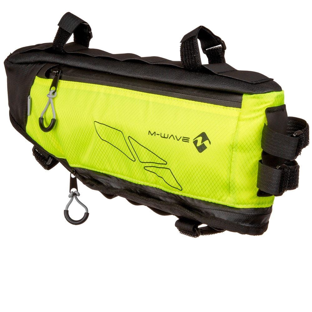 M-Wave Ramväska, Rough Ride Triangle Bikepacking Bag, Neon Yellow