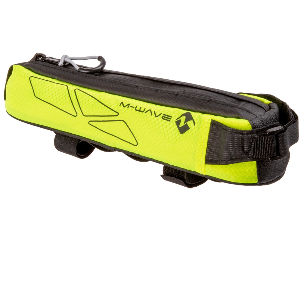 M-Wave Ramväska, Rough Ride Top Tube Bikepacking Bag, Neon Yellow