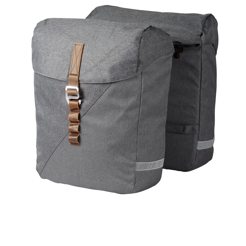 Racktime Packväska, HEDA Double Bag, Dust Grey