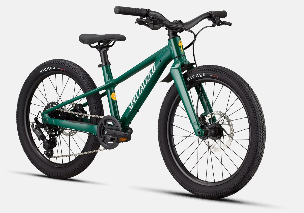 Specialized Cykel, Riprock 20", Gloss Pine Green / Dune White and California Sunshine