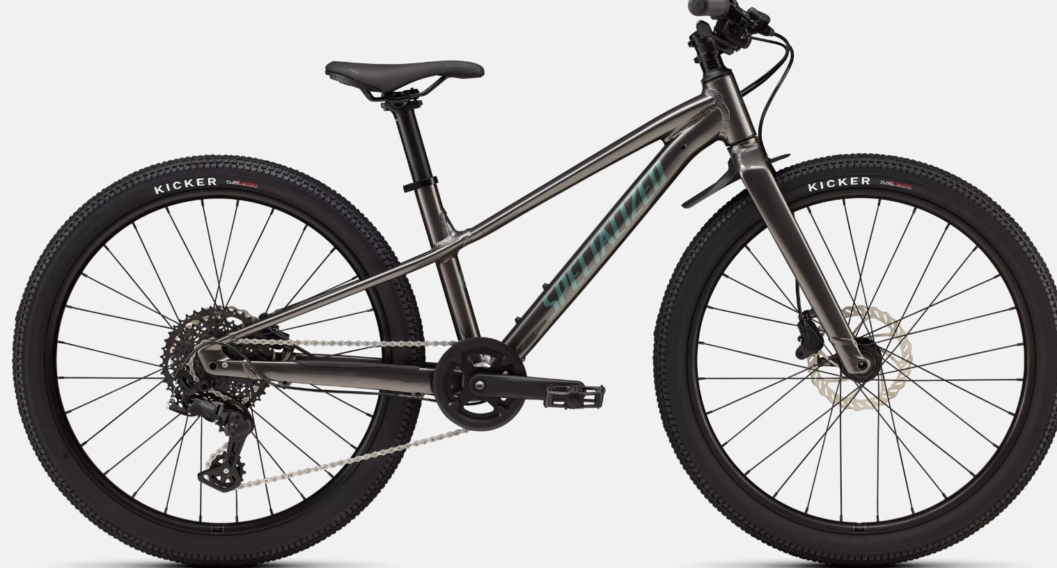 Specialized Cykel, Riprock 24", Gloss Smoke / Fjord Metallic