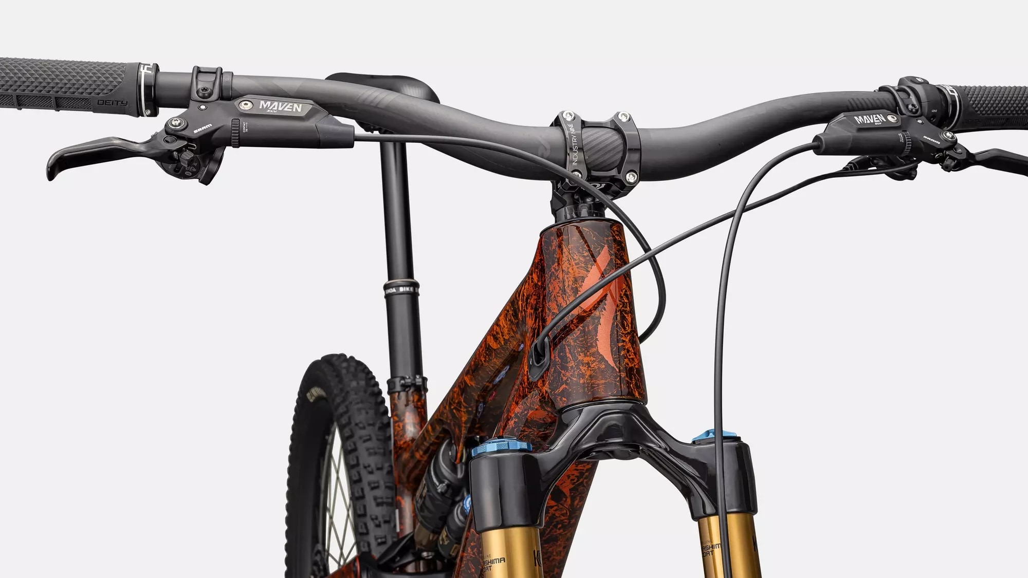 Specialized Cykel, Turbo Levo SL Pro Carbon, Orange Tint / Cool Grey Impasto / Copper 