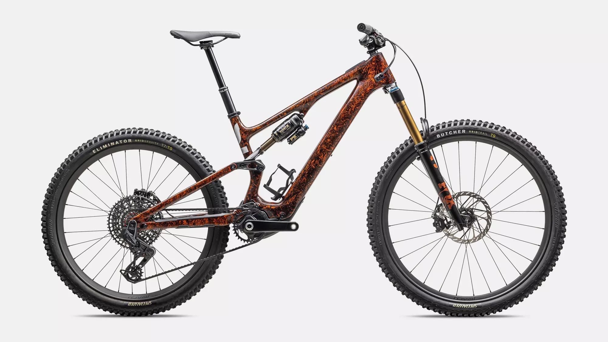 Specialized Cykel, Turbo Levo SL Pro Carbon, Orange Tint / Cool Grey Impasto / Copper 