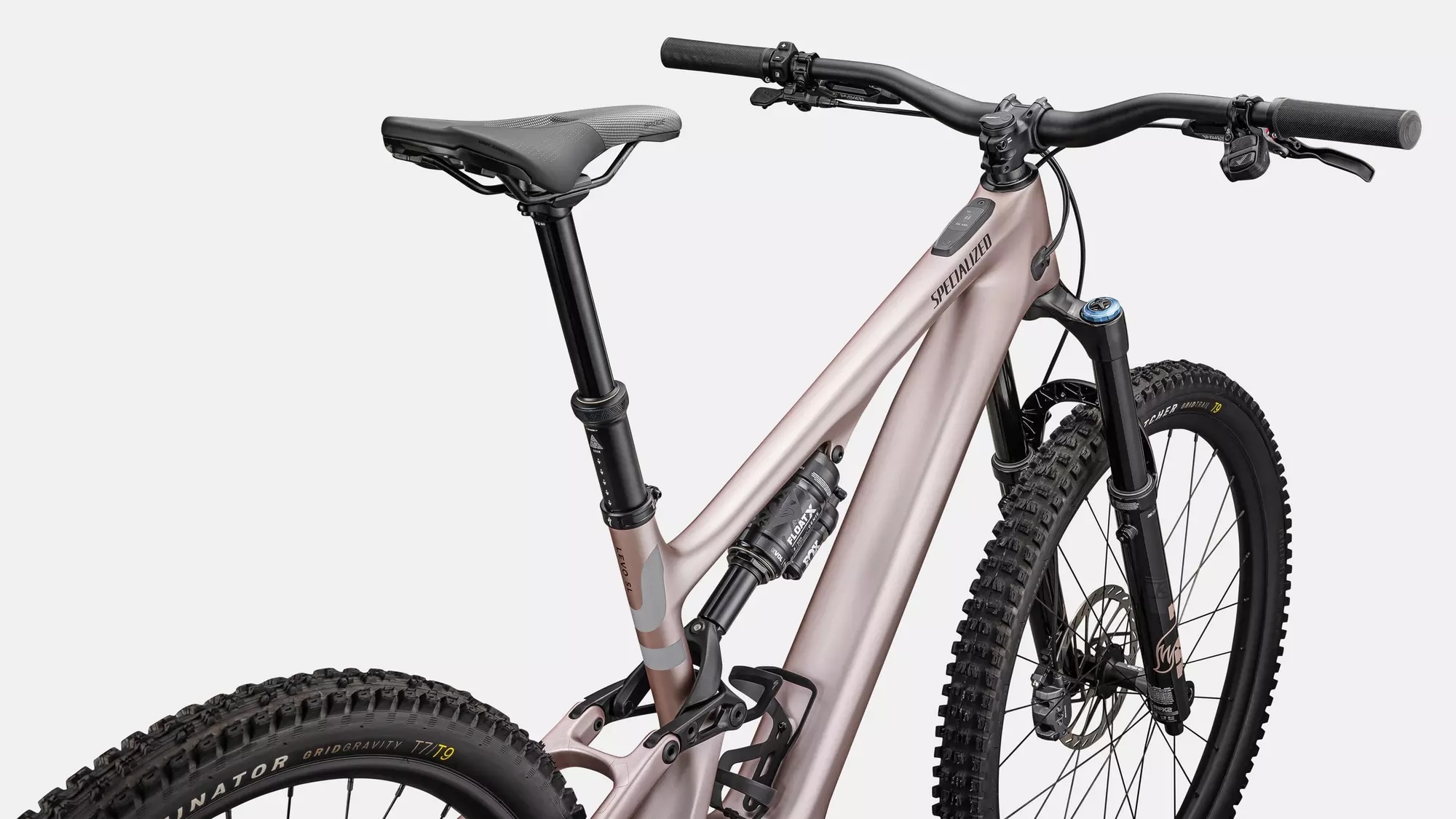 Specialized Cykel, Turbo Levo SL Expert Carbon, Champaign / Cool Grey / Metallic Obsidian
