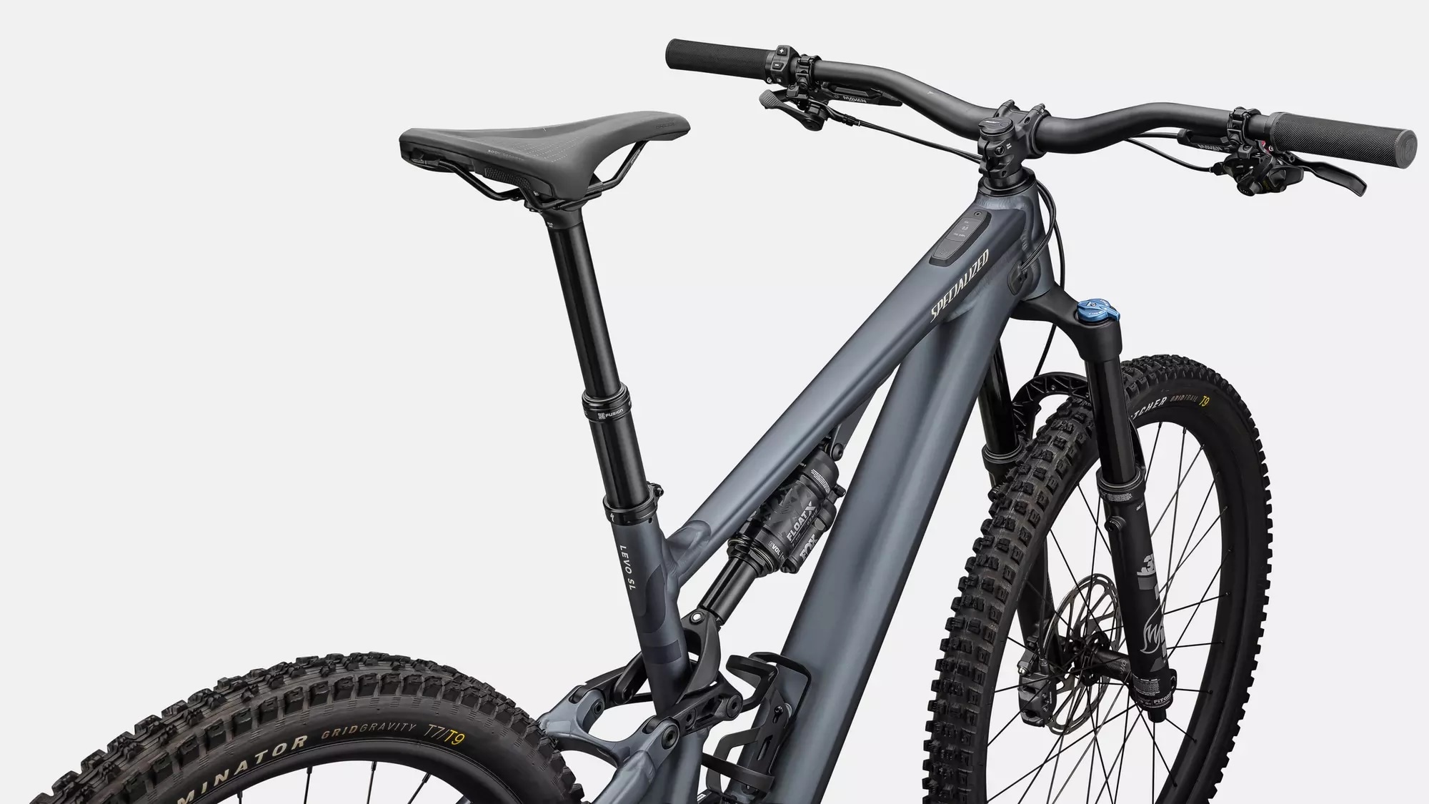 Specialized Cykel, Turbo Levo SL Comp Alloy, Cast Blue Metallic / Dark Navy / White Mountains 