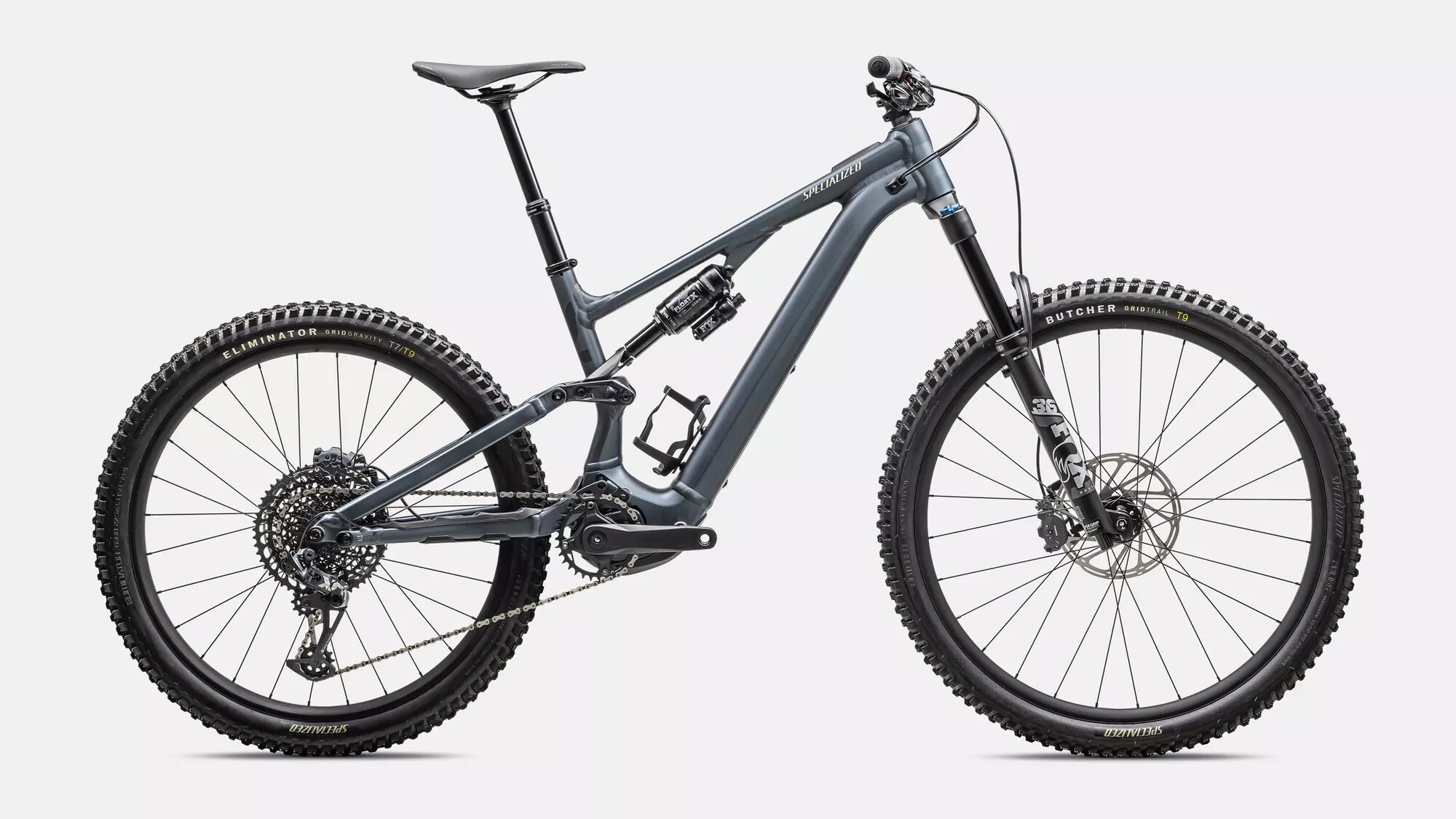 Specialized Cykel, Turbo Levo SL Comp Alloy, Cast Blue Metallic / Dark Navy / White Mountains 