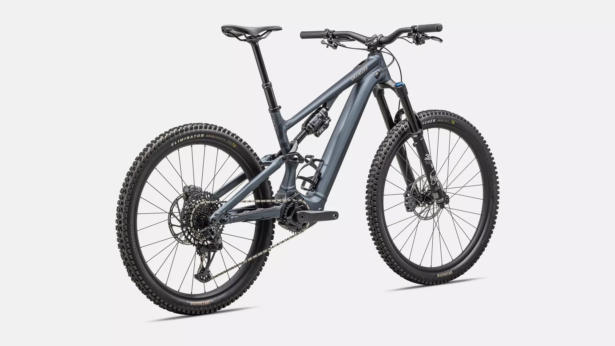 Specialized Cykel, Turbo Levo SL Comp Alloy, Cast Blue Metallic / Dark Navy / White Mountains 