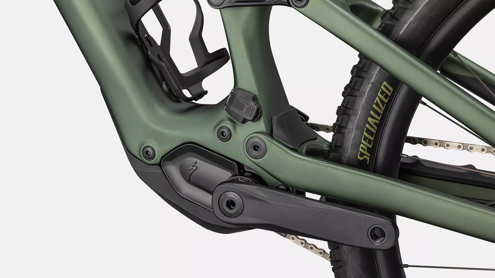 Specialized Cykel, Turbo Levo SL Comp Carbon, Cypress Metallic / Cypress / Dark Moss Green, 