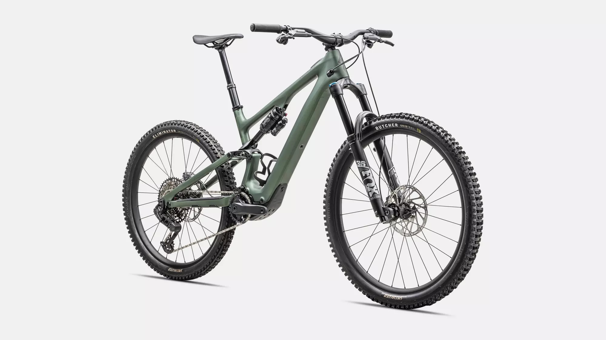 Specialized Cykel, Turbo Levo SL Comp Carbon, Cypress Metallic / Cypress / Dark Moss Green, 