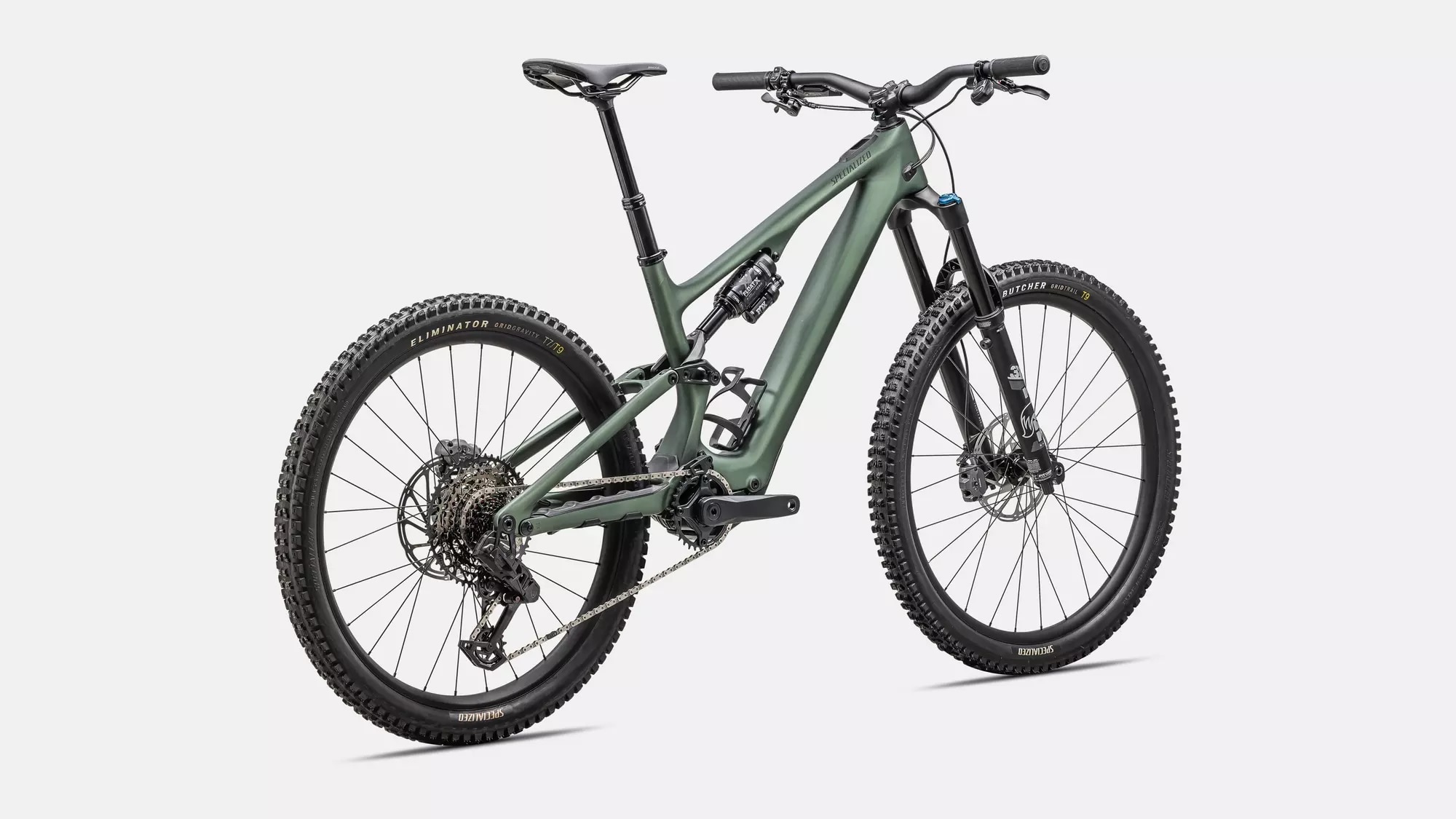 Specialized Cykel, Turbo Levo SL Comp Carbon, Cypress Metallic / Cypress / Dark Moss Green, 