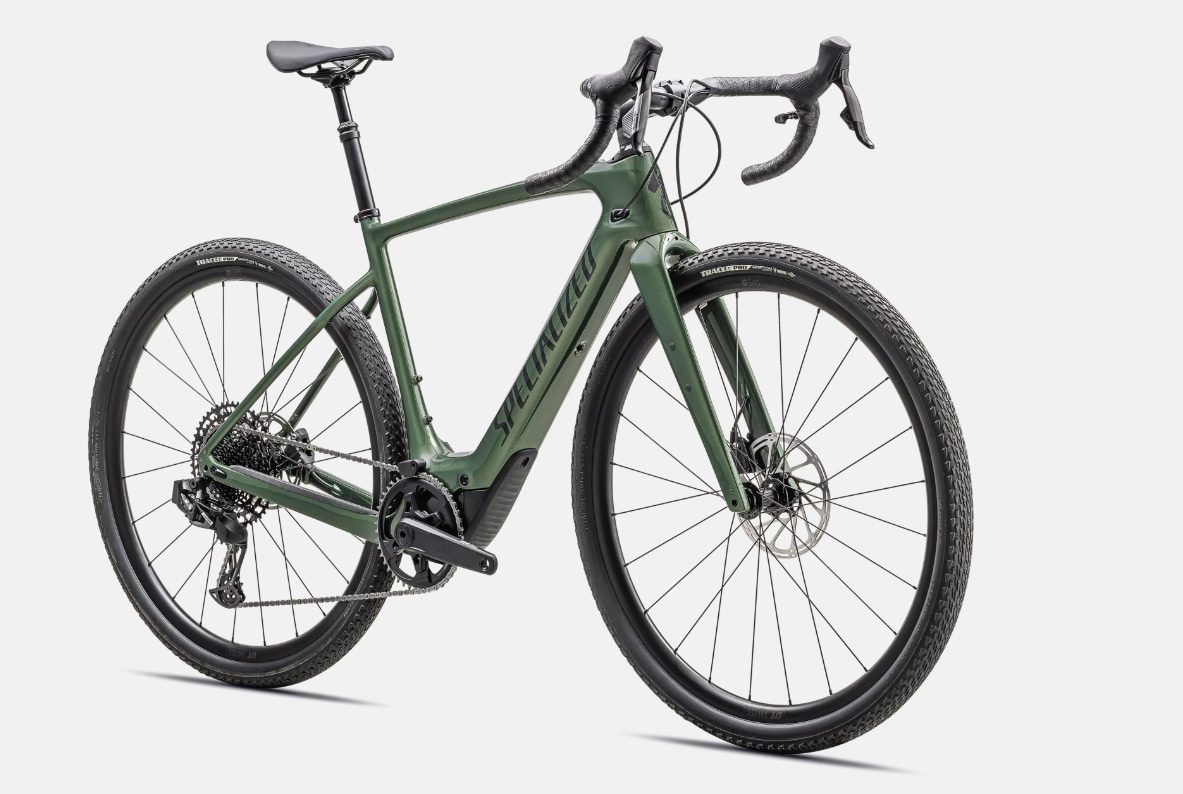 Specialized Cykel, Turbo Creo 2 Comp AXS, Cypress Metallic / Black Liquid Metal