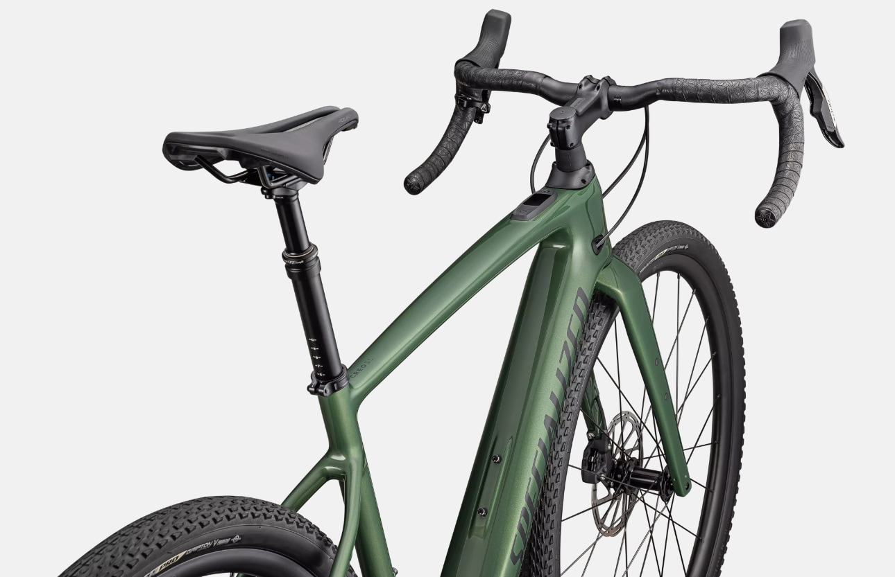 Specialized Cykel, Turbo Creo 2 Comp AXS, Cypress Metallic / Black Liquid Metal